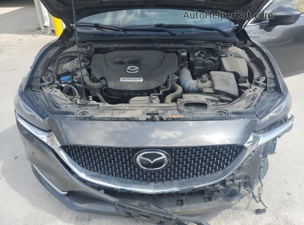 JM1GL1XY6L1517941 2020 MAZDA 6 Gray Вид задньої частини салону