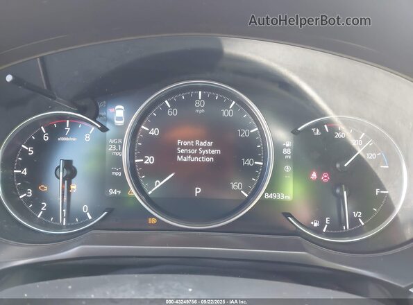 JM1GL1XY7L1511534 2020 MAZDA 6 Red უკანა სავარძლების ხედი