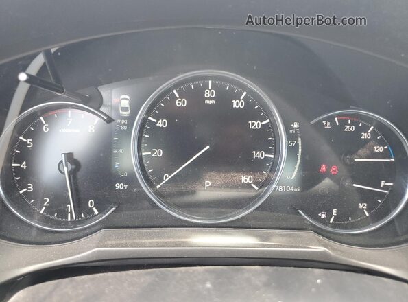 JM1GL1XY7L1513932 2020 MAZDA 6 Gray Սարքավորումների վահանակի տեսք