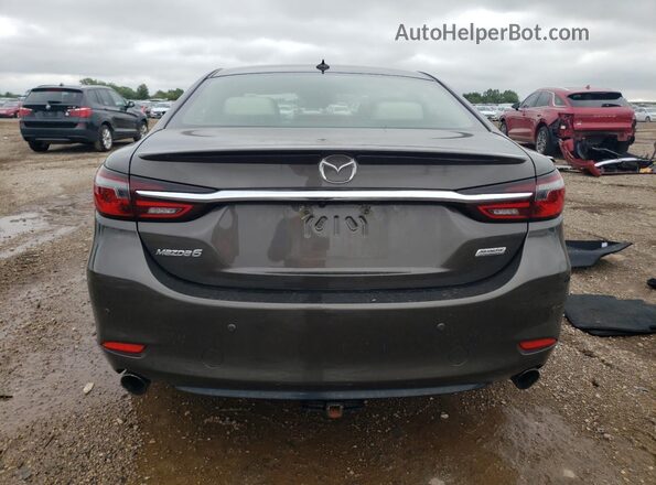 JM1GL1XY8J1329385 2018 MAZDA 6 Серый 