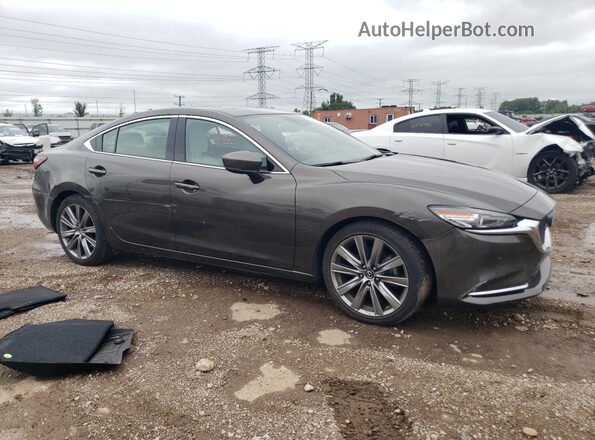 JM1GL1XY8J1329385 2018 MAZDA 6 Серый 