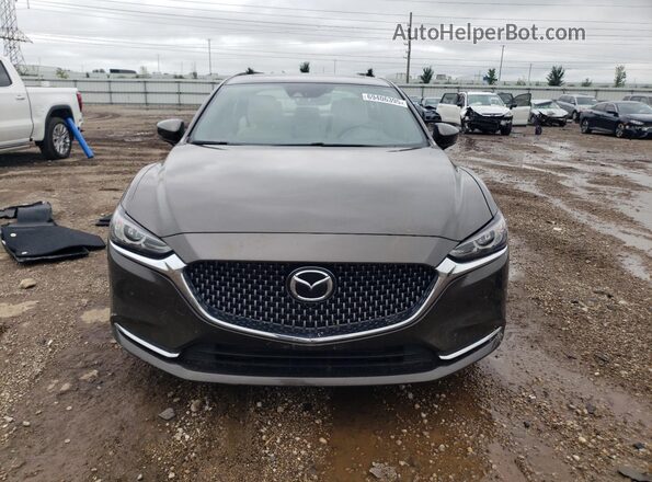 JM1GL1XY8J1329385 2018 MAZDA 6 Серый 