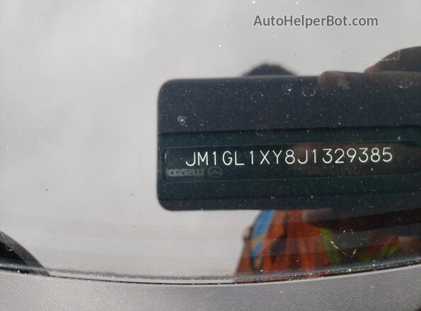 JM1GL1XY8J1329385 2018 MAZDA 6 Серый 