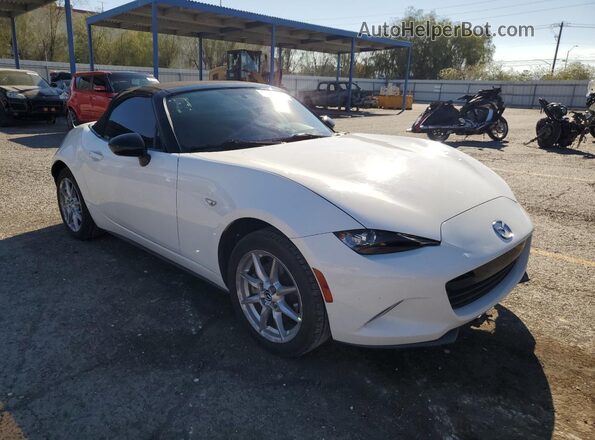 JM1NDAB70G0119378 2016 MAZDA MX-5 Белый Передняя правая четверть