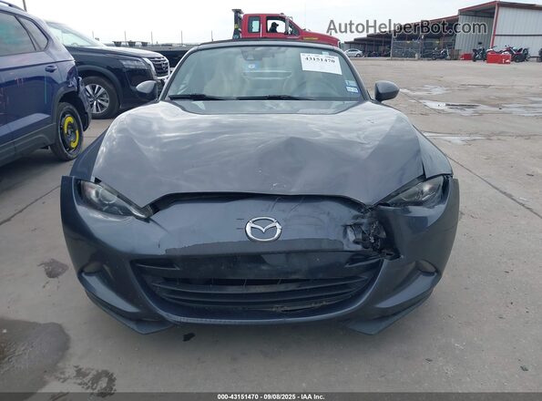 JM1NDAD71H0120750 2017 MAZDA MX-5 MIATA Gray Вид щитка приладів