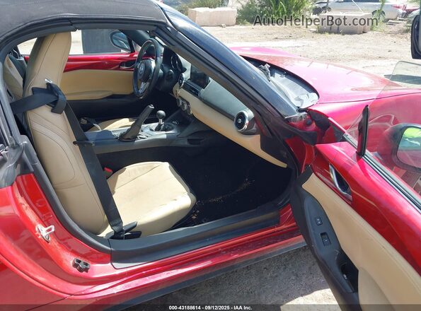 JM1NDAD72L0416014 2020 MAZDA MX-5 MIATA Red Widok wnętrza z przodu