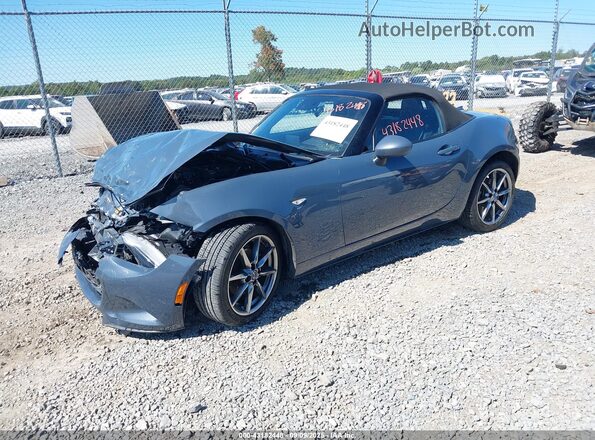 JM1NDAD76M0452760 2021 MAZDA MX-5 MIATA Синий Передняя левая четверть