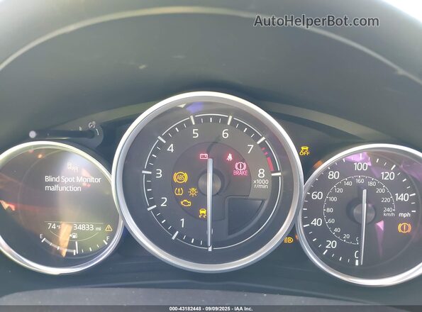 JM1NDAD76M0452760 2021 MAZDA MX-5 MIATA Синий Вид задних сидений