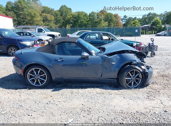 JM1NDAD76M0452760 2021 MAZDA MX-5 MIATA Синий Панорамный вид салона 360°