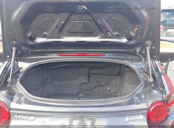 JM1NDAD79G0112376 2016 MAZDA MX-5 MIATA Gray Vista de la etiqueta del VIN