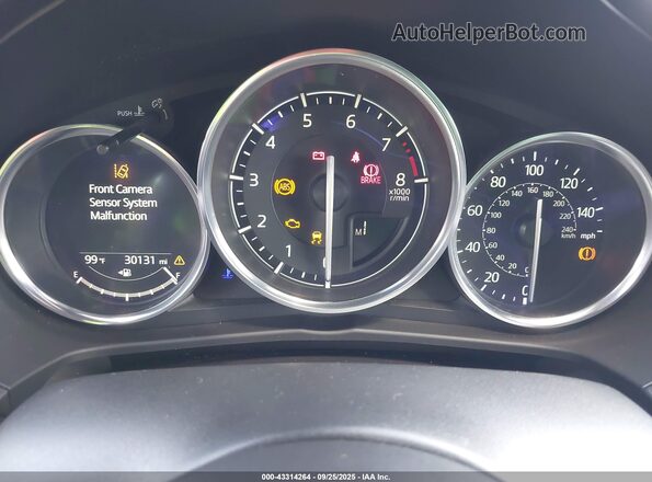 JM1NDAL73L0418680 2020 MAZDA MX-5 MIATA Red Հետևի նստատեղերի տեսք