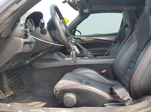 JM1NDAL79K0303399 2019 MAZDA MX-5 Charcoal Front interior view