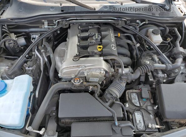 JM1NDAL79K0303399 2019 MAZDA MX-5 Charcoal Rear interior view