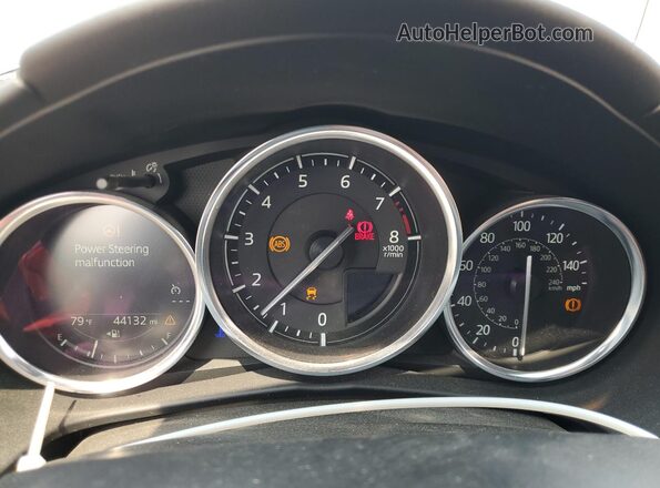 JM1NDAL79K0303399 2019 MAZDA MX-5 Charcoal Instrument cluster view