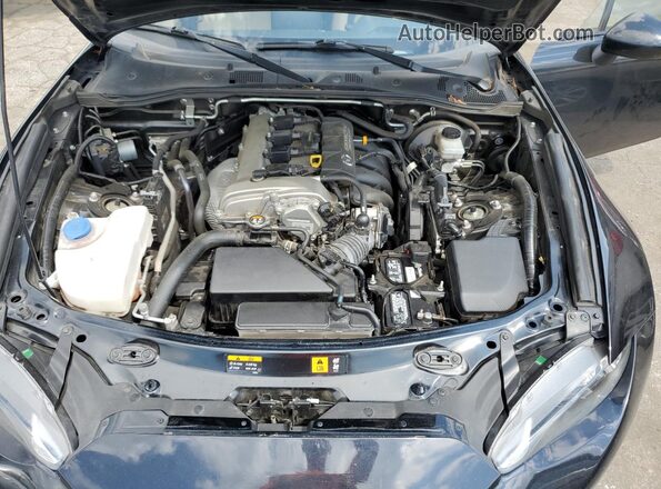 JM1NDAM71H0108226 2017 MAZDA MX-5 Black Սալոնի հետևի տեսք