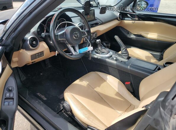 JM1NDAM71H0108226 2017 MAZDA MX-5 Black Առջևի վահանակի տեսք