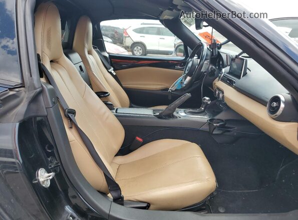 JM1NDAM71H0108226 2017 MAZDA MX-5 Black Հետևի նստատեղերի տեսք