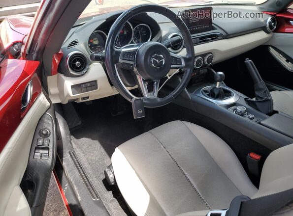 JM1NDAM71M0454691 2021 MAZDA MX-5 Red Dashboard view