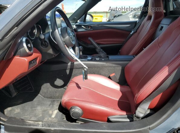 JM1NDAM73L0418306 2020 MAZDA MX-5 Gray წინა სალონის ხედი