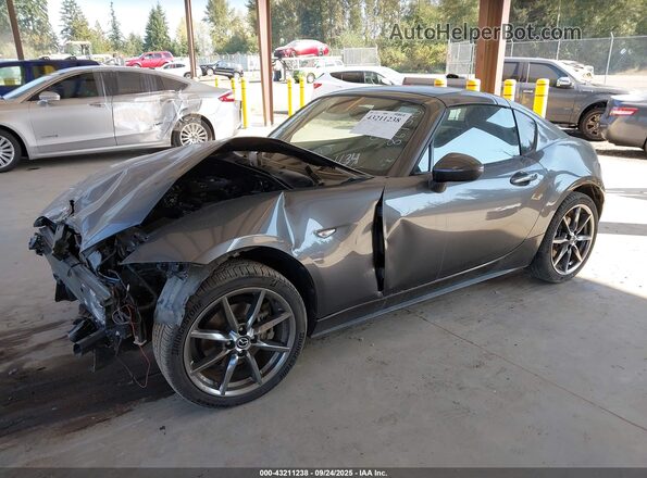 JM1NDAM75H0101134 2017 MAZDA MX-5 MIATA RF Gray Front left
