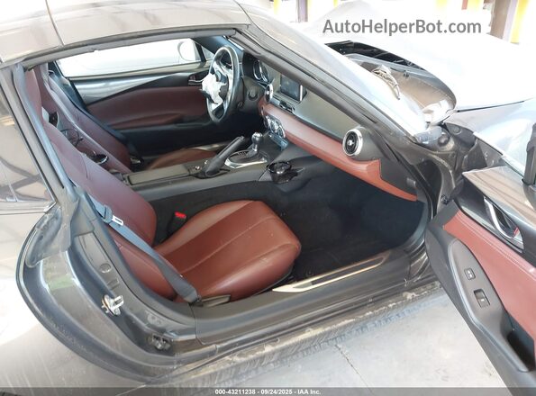 JM1NDAM75H0101134 2017 MAZDA MX-5 MIATA RF Gray Front interior view