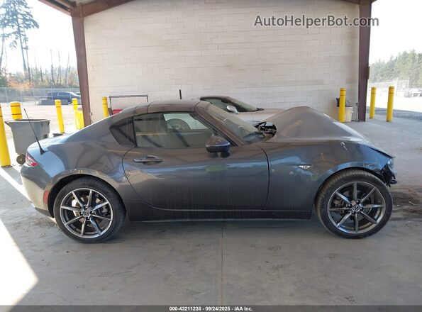 JM1NDAM75H0101134 2017 MAZDA MX-5 MIATA RF Gray Rear interior view
