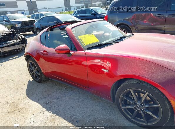 JM1NDAM75K0307156 2019 MAZDA MX-5 MIATA RF Red Widok wnętrza z tyłu