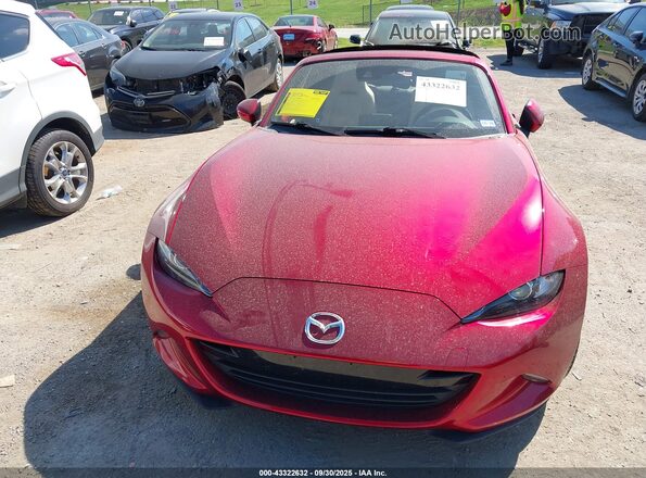JM1NDAM75K0307156 2019 MAZDA MX-5 MIATA RF Red Widok zestawu wskaźników