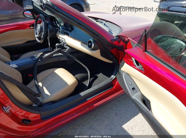 JM1NDAM75K0307156 2019 MAZDA MX-5 MIATA RF Red Widok wnętrza z przodu