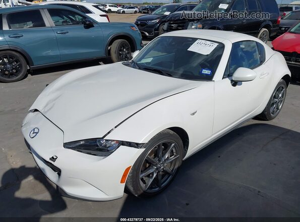 JM1NDAM77P0550460 2023 MAZDA MX-5 MIATA RF Белый Передняя левая четверть