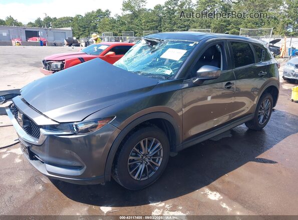 JM3KFBCM6M1338205 2021 MAZDA CX-5 Gray Przód lewy