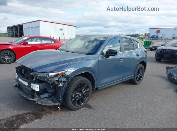 JM3KFBCY5M0370975 2021 MAZDA CX-5 Blue Front left