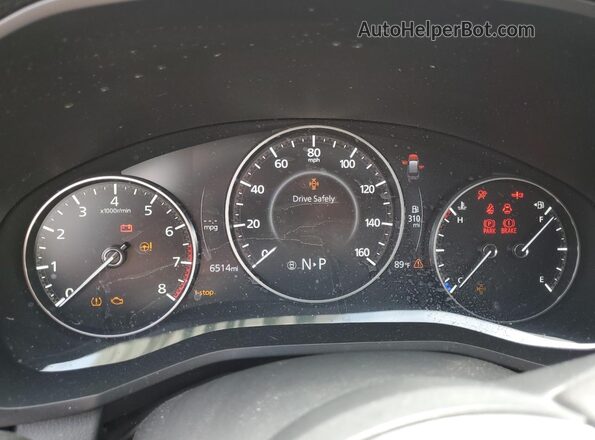 JM3KKBHD0S1192479 2025 MAZDA CX-90 White Вид щитка приладів