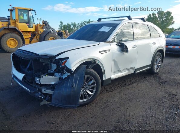 JM3KKEHAXR1131254 2024 MAZDA CX-90 PHEV White Передня ліва чверть