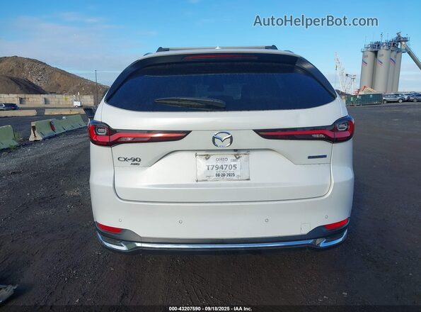 JM3KKEHAXR1131254 2024 MAZDA CX-90 PHEV White 