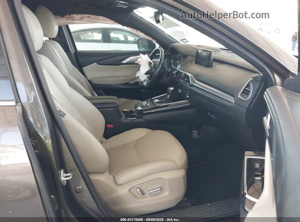 JM3TCADY4G0114918 2016 MAZDA CX-9 Brown Widok wnętrza z przodu