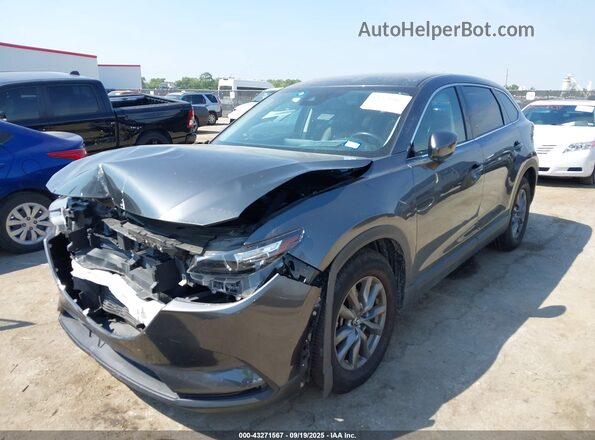 JM3TCBCY1P0647669 2023 MAZDA CX-9 Gray Առջևի ձախ երեք քառորդ տեսարան