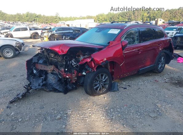 JM3TCBCY2M0515516 2021 MAZDA CX-9 Burgundy Առջևի ձախ երեք քառորդ տեսարան