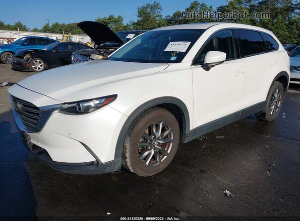 JM3TCBCY3L0408022 2020 MAZDA CX-9 White წინა მარცხენა ხედი სამი მეოთხედიდან