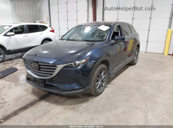 JM3TCBCY8N0608137 2022 MAZDA CX-9 Dark Blue Առջևի ձախ երեք քառորդ տեսարան