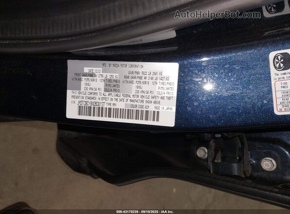 JM3TCBCY8N0608137 2022 MAZDA CX-9 Dark Blue Շարժիչի բաժամունքի տեսք
