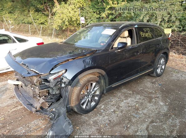 JM3TCBDY5M0529196 2021 MAZDA CX-9 Blue წინა მარცხენა ხედი სამი მეოთხედიდან