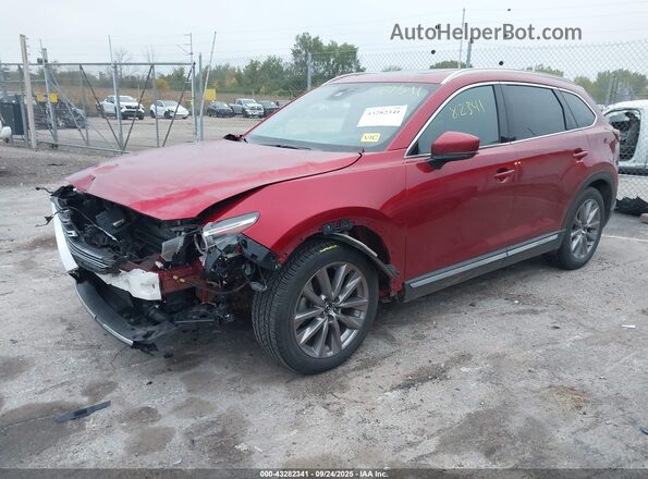 JM3TCBDY7L0404036 2020 MAZDA CX-9 Burgundy Առջևի ձախ երեք քառորդ տեսարան
