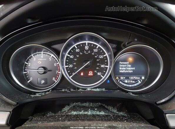 JM3TCBEY0H0139465 2017 MAZDA CX-9 Gray Widok tylnych siedzeń