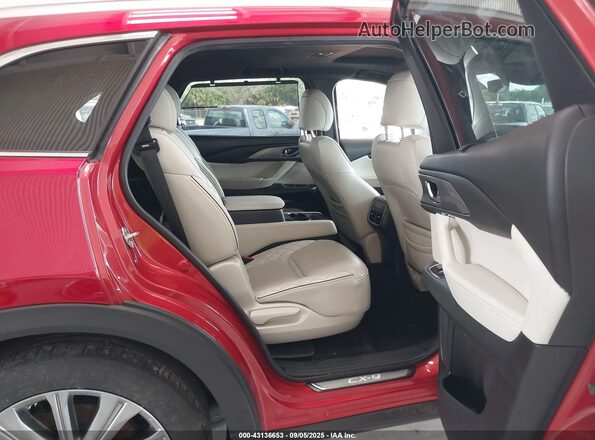 JM3TCBEY3M0516624 2021 MAZDA CX-9 Red VIN կոդի պիտակի տեսք