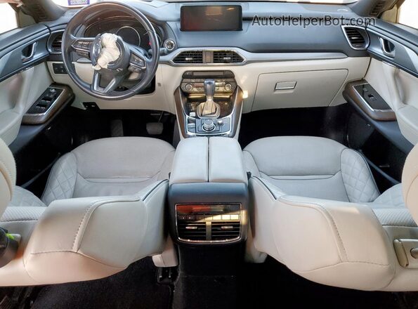 JM3TCBEY6N0613415 2022 MAZDA CX-9 Gray Dashboard view