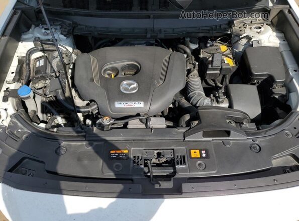JM3TCBEYXM0534019 2021 MAZDA CX-9 White Widok komory silnika
