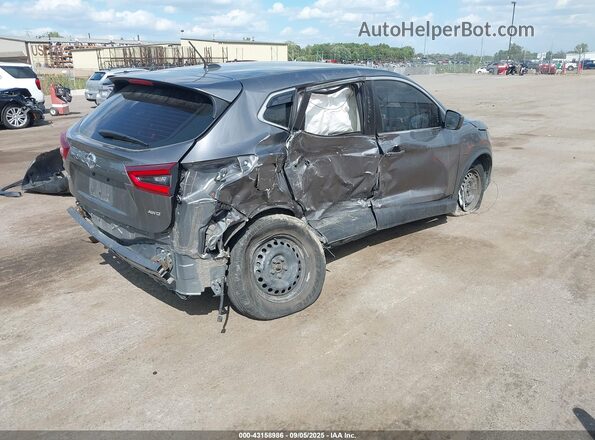 JN1BJ1CW6LW389453 2020 NISSAN ROGUE Серый Задняя правая четверть