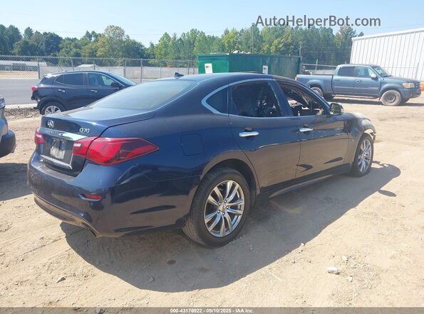 JN1BY1AP0HM740836 2017 INFINITI Q70 Black უკანა მარჯვენა