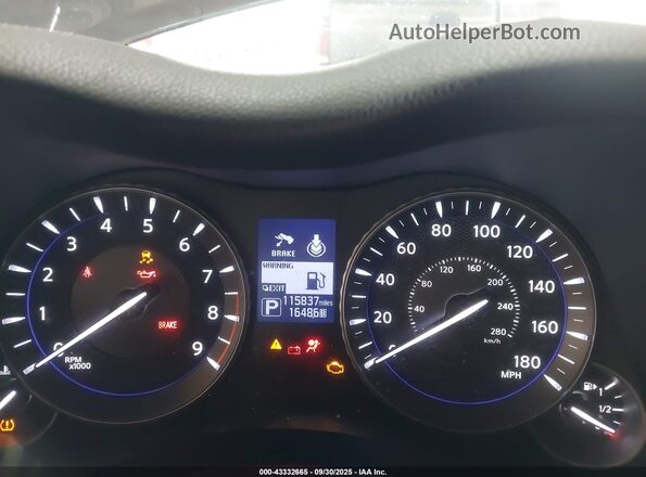 JN1BY1AP8JM180151 2018 INFINITI Q70 Gray უკანა სავარძლების ხედი